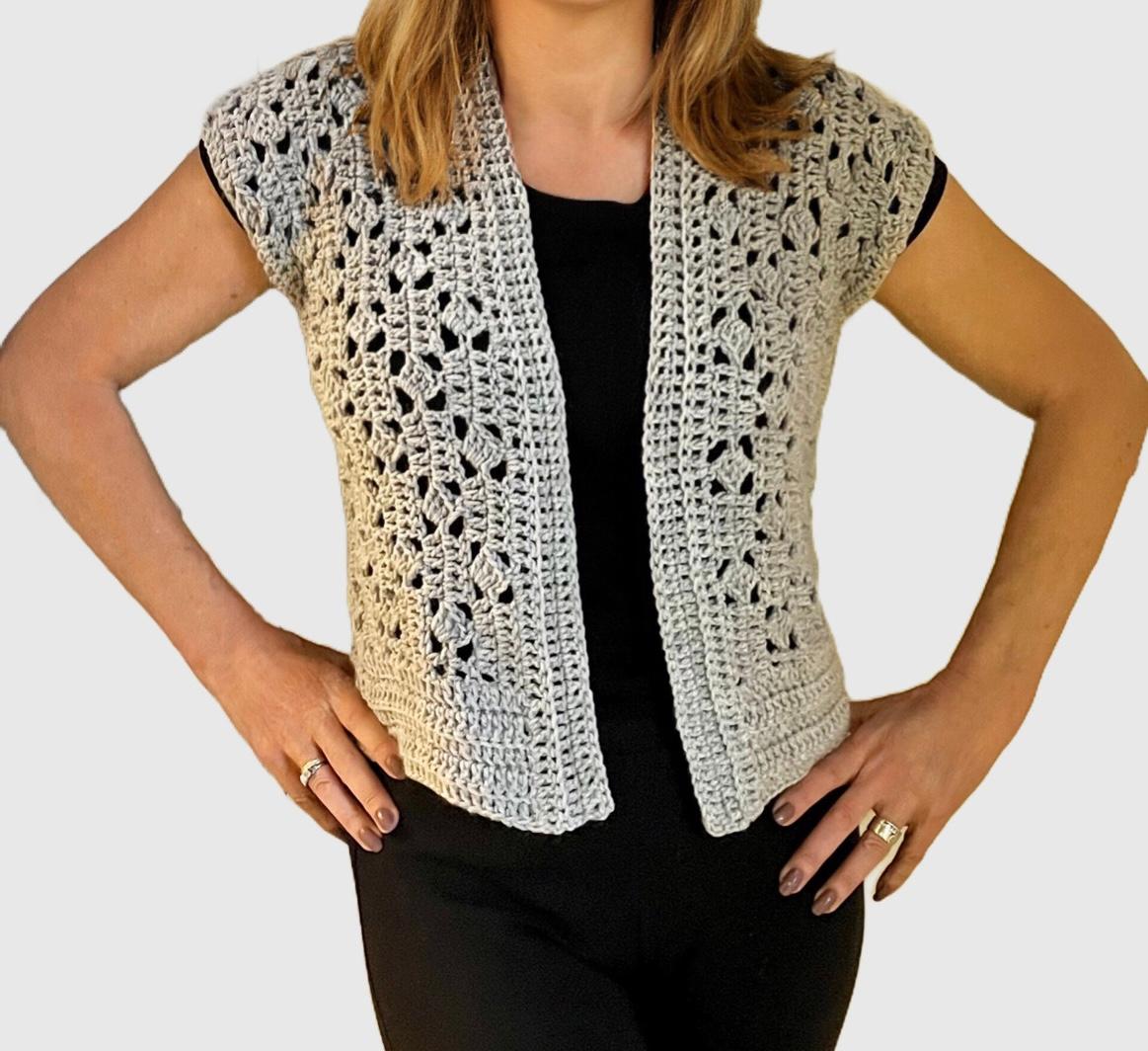 Double Crochet All The Way Cardigan - Crochet PATTERN