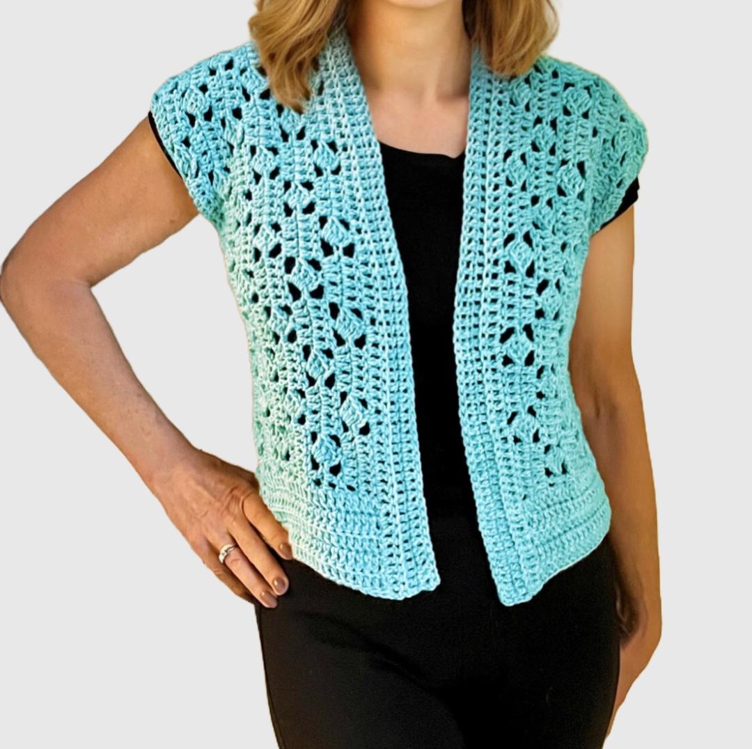 Double Crochet All The Way Cardigan - Crochet PATTERN