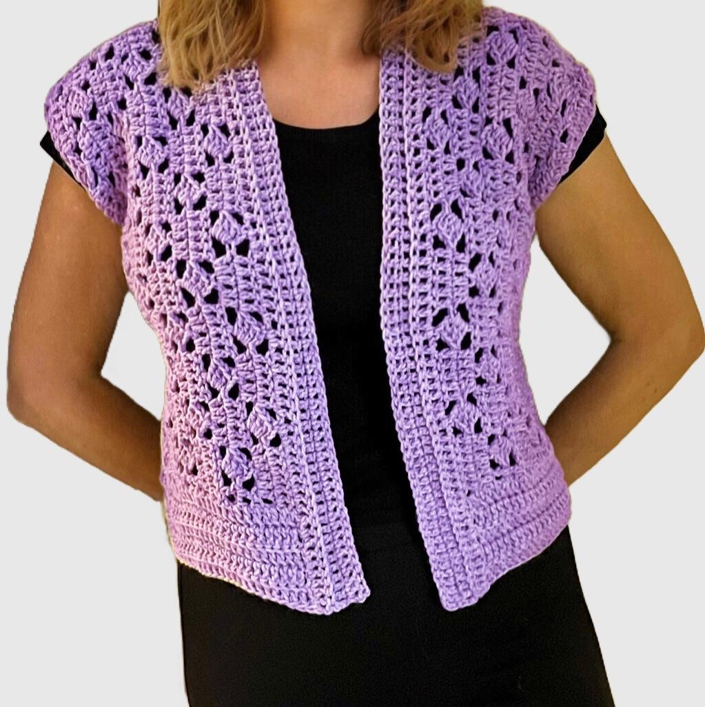 Double Crochet All The Way Cardigan - Crochet PATTERN