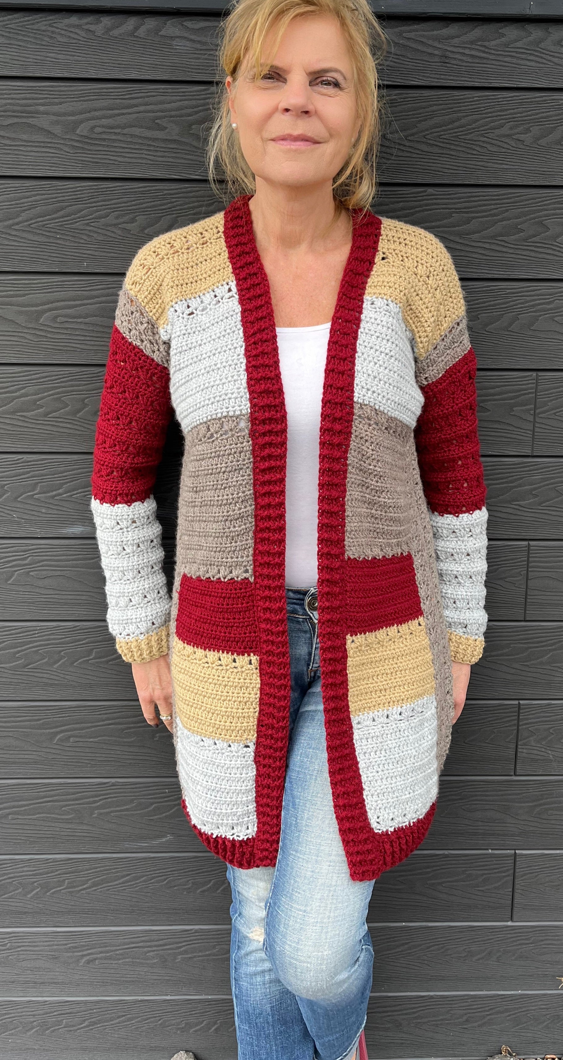 Cardi from the Block - Cardigan Crochet Pattern