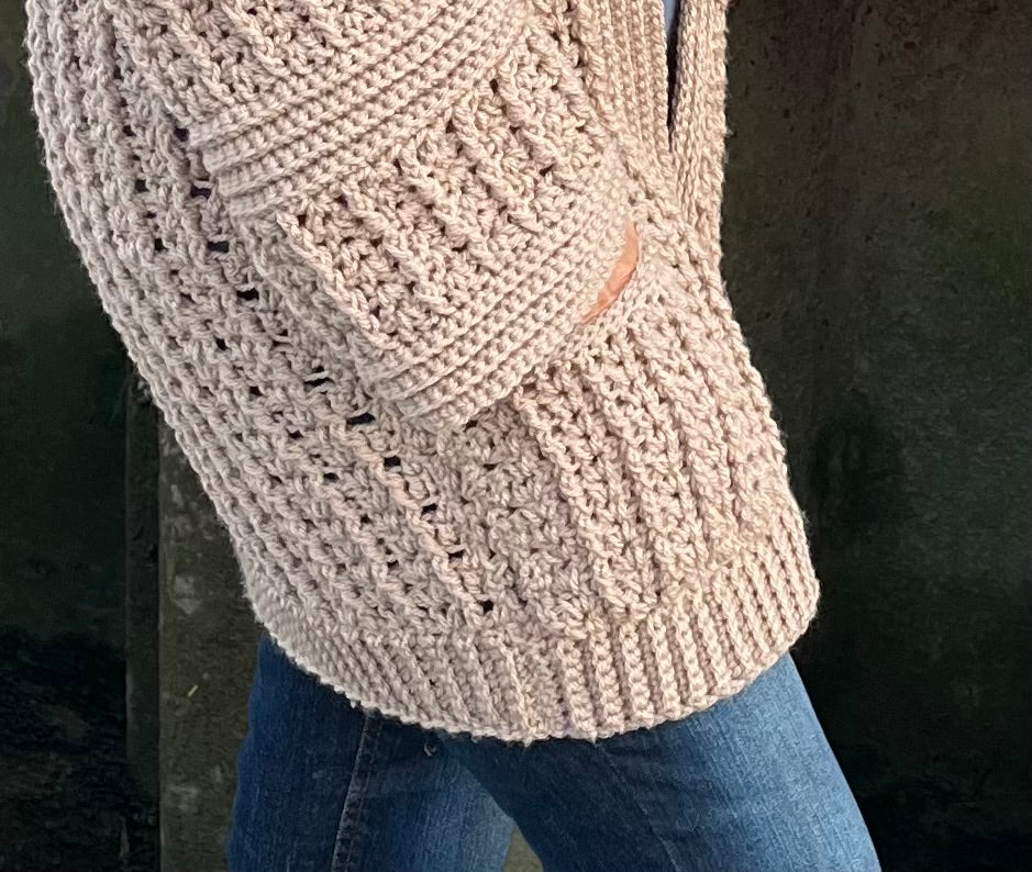 Cozy & Comfy - Sweater and Cardigan - Crochet PATTERN - English US Terms