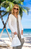 Classy Caribbean Cardigan Crochet Pattern (with handbag)