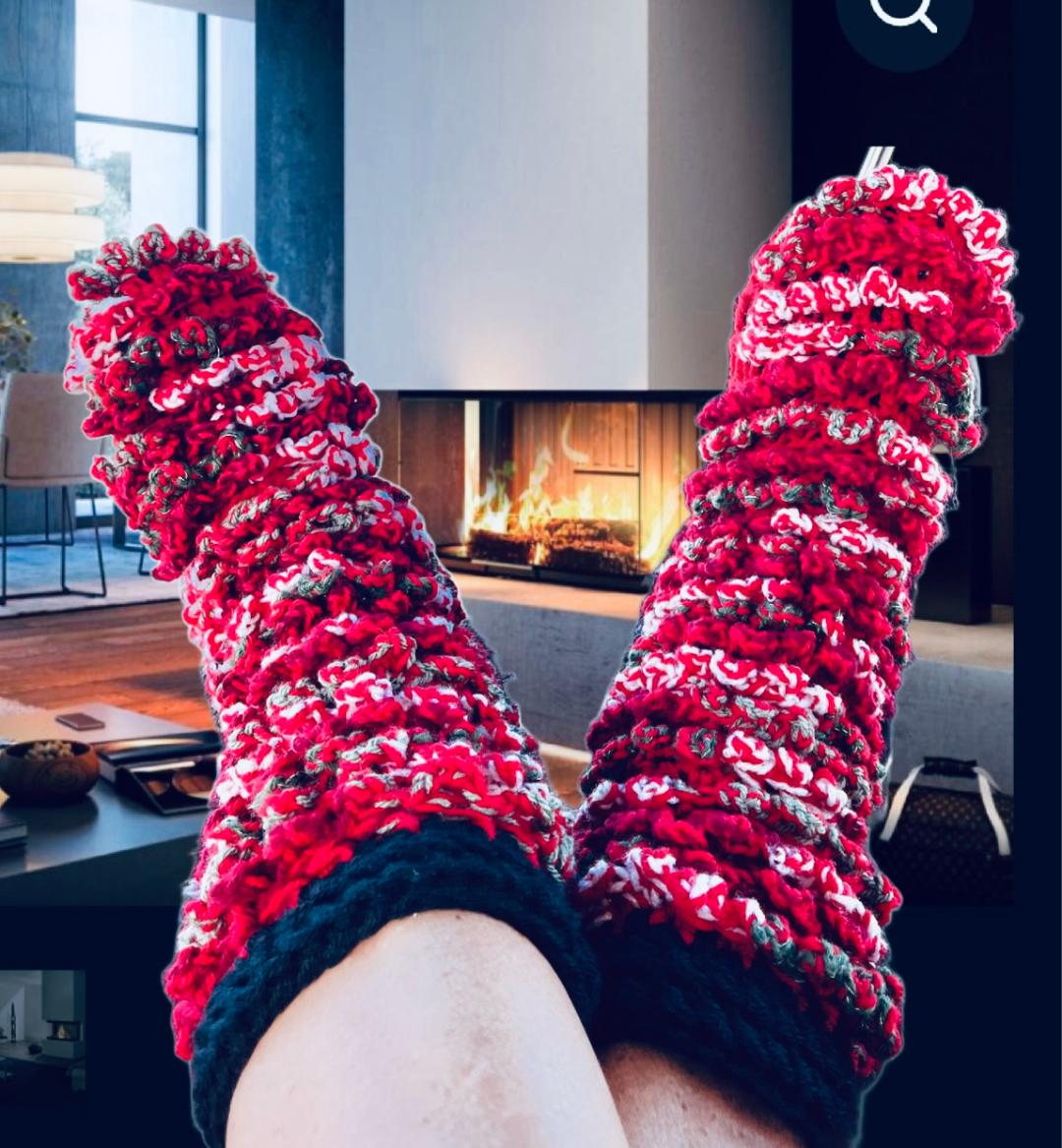 Santa's Favorite SOLE mates - Boots and Slippers - Crochet PATTERN - English US Terms