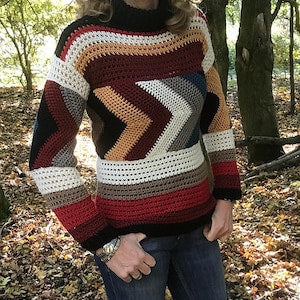 My Way Sweater - Crochet Pattern English USA