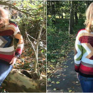 My Way Sweater - Crochet Pattern English USA