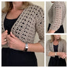 Go with the Flow Bolero - Crochet Pattern English USA