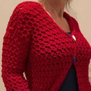 Awesome American Sweater, Crochet pattern English US
