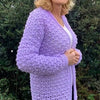 My Bobbly Cardi - Crochet Pattern English USA