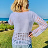 Simple Cyprus Summer Sweater - Crochet pattern English USA