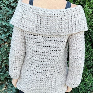 Cozy Up Crochet sweater Crochet pattern English USA