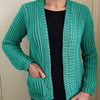 Cloud 9 Cardi, Crochet Cardigan Pattern, English USA