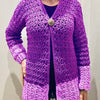 JOHANNA  two-toned Cardigan - crochet PATTERN English USA
