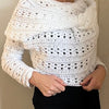 Two Elegant Shawls with Sleeves - Crochet Pattern English USA