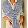 Its a Wrap Slip Knot Summer Shawl - Crochet PATTERN English USA