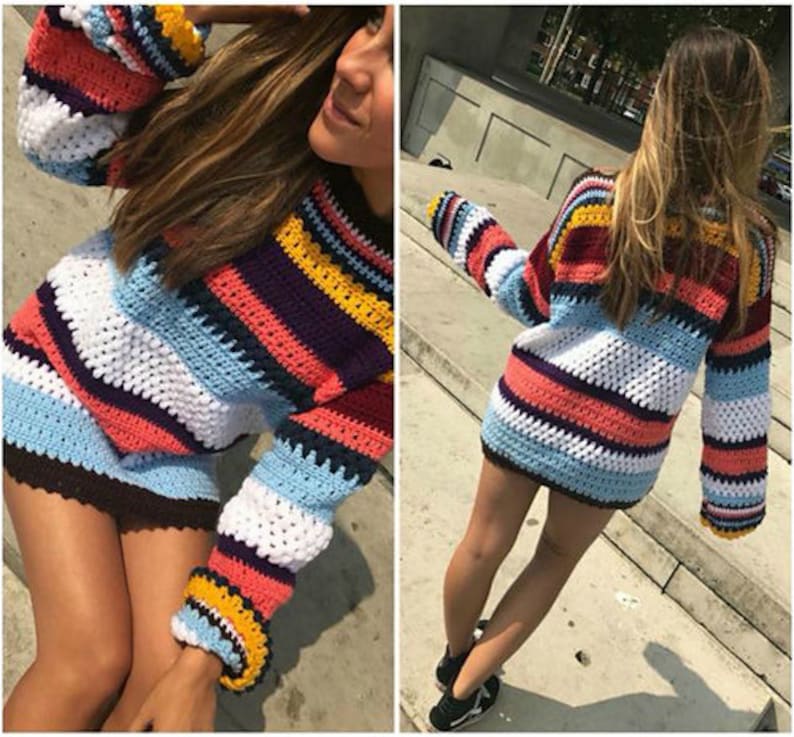EZ Breezy laidback sweater PATTERN-Engish USA