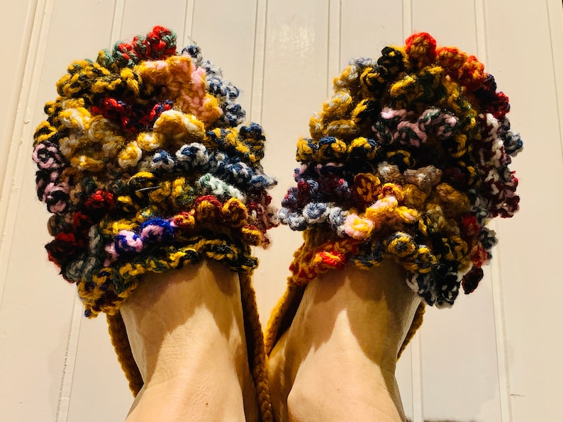 Happy Scrappy Slippers - PATTERN English USA