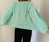 Happy Hearts Cardigan - Crochet Cardigan English USA