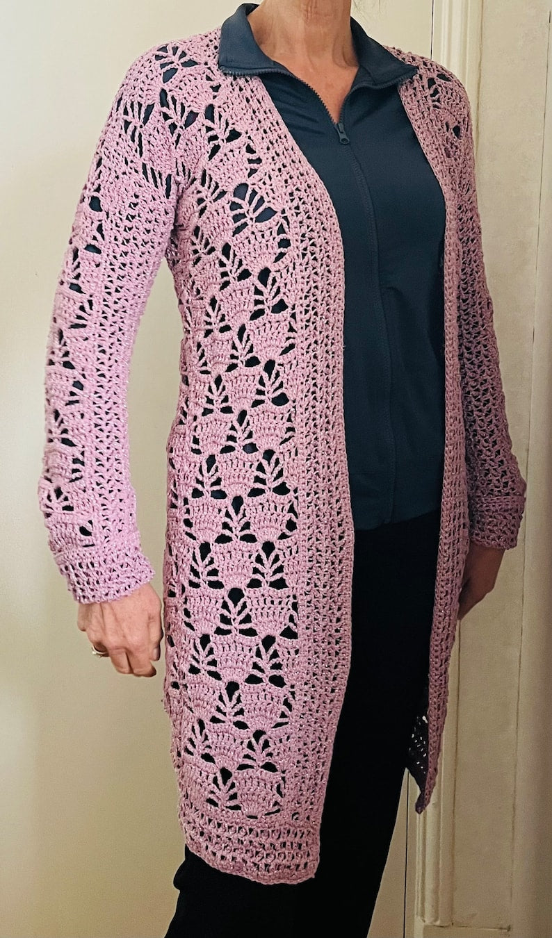 Queen of the Cardigans - Crochet Pattern English US terms