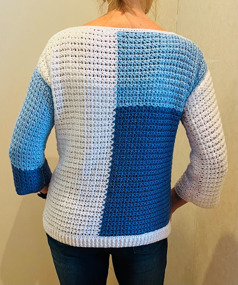 Harmony Wrap Sweater - Crochet Pattern English USA