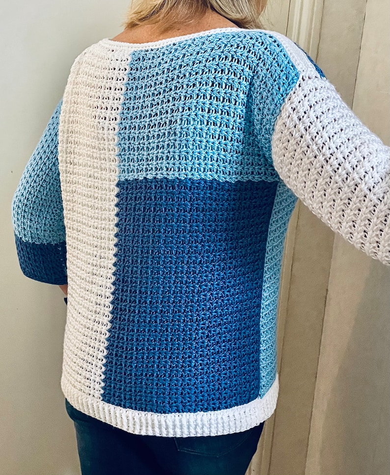Harmony Wrap Sweater - Crochet Pattern English USA