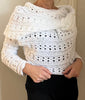 Two Elegant Shawls with Sleeves - Crochet Pattern English USA