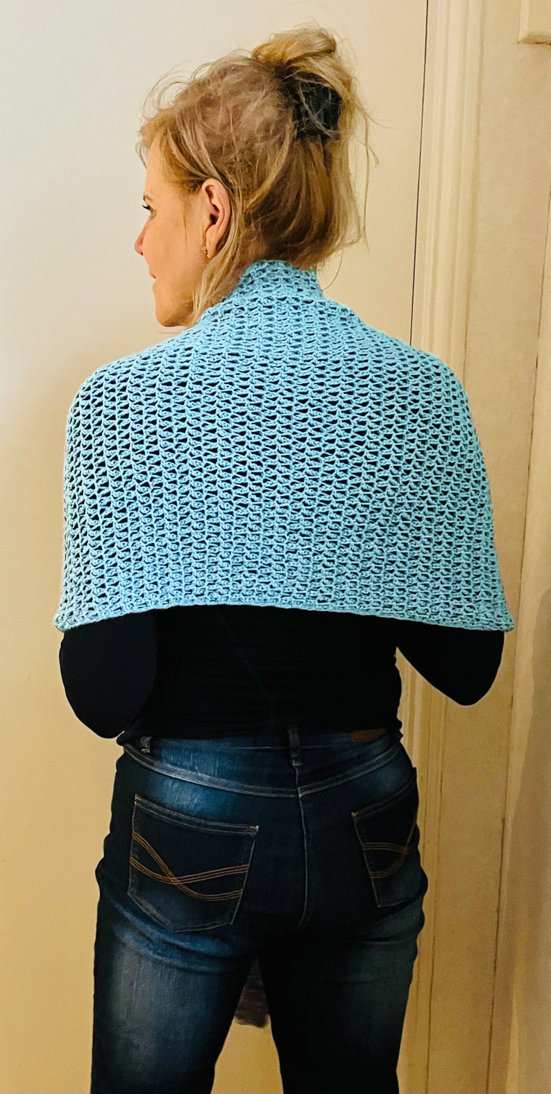 Its a Wrap Slip Knot Summer Shawl - Crochet PATTERN English USA