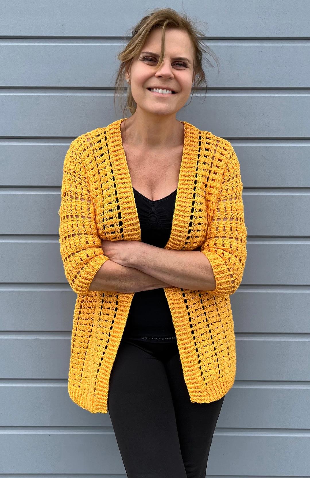 Maxxxima Cardigan - Crochet Pattern English US