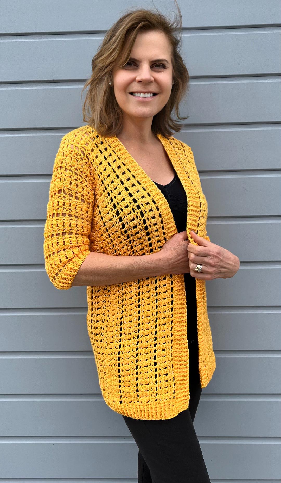 Maxxxima Cardigan - Crochet Pattern English US