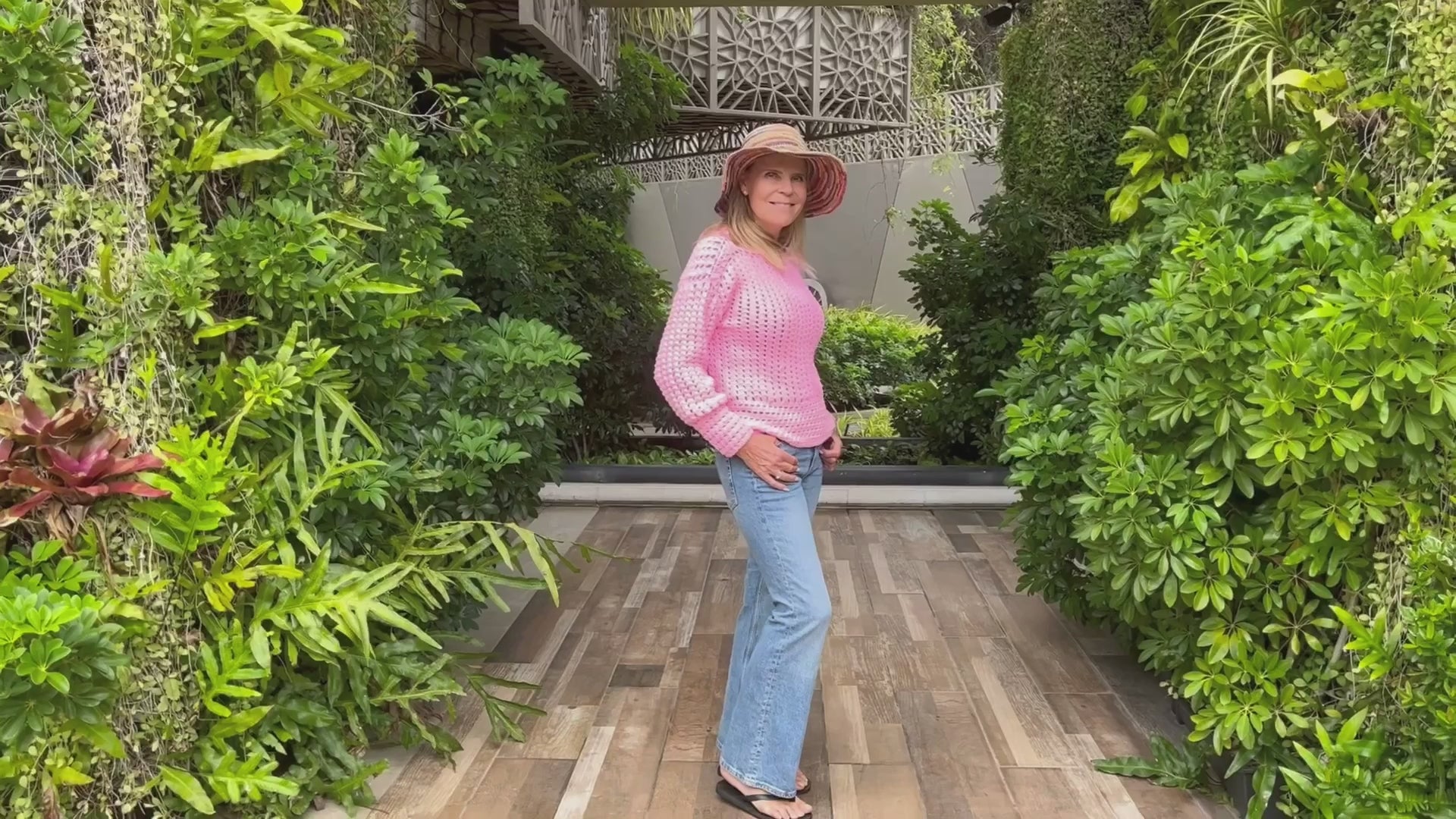 Tickled Pink Sweater - with bonus Yoga Zen socks Pattern - Crochet PATTERNS - English US terms