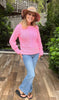 Tickled Pink Sweater - with bonus Yoga Zen socks Pattern - Crochet PATTERNS - English US terms