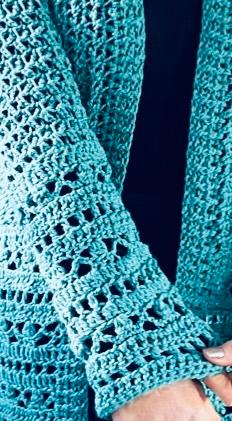 2B in Tune Cardigan - Crochet Pattern - English USA digital pdf file