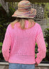 Tickled Pink Sweater - with bonus Yoga Zen socks Pattern - Crochet PATTERNS - English US terms