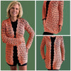 With or Without Cardigan - Crochet PATTERN - English USA - pdf