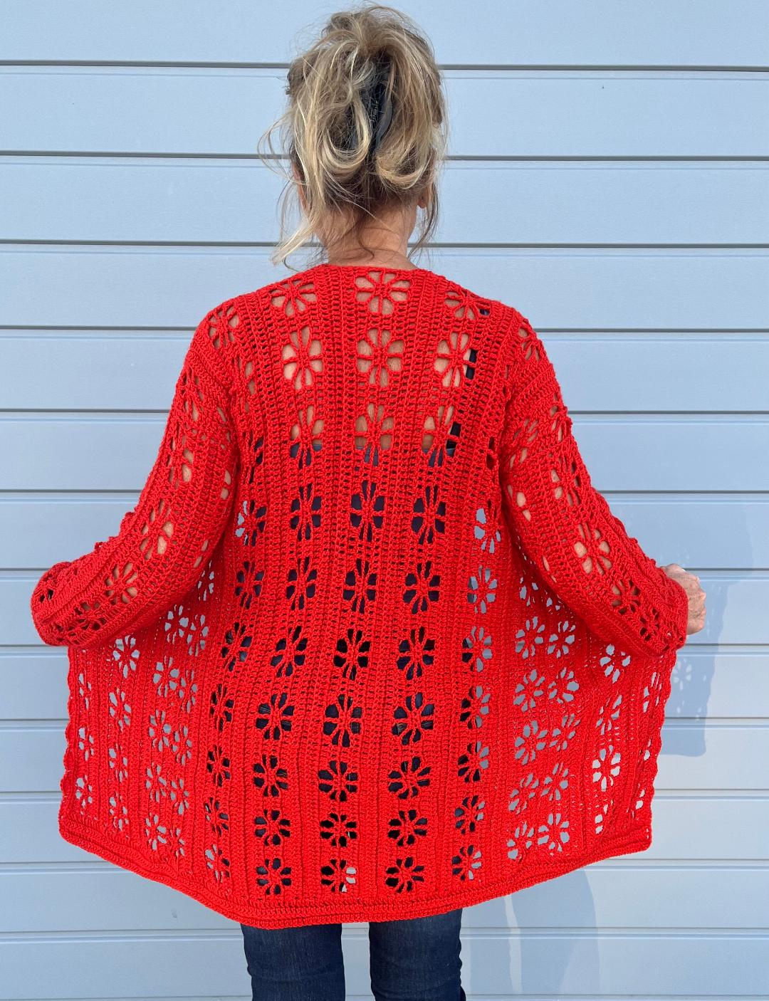 Infinite Summer Vibes Duo - Sweater and Cardigan Crochet PATTERN - English US Terms - digital PDF