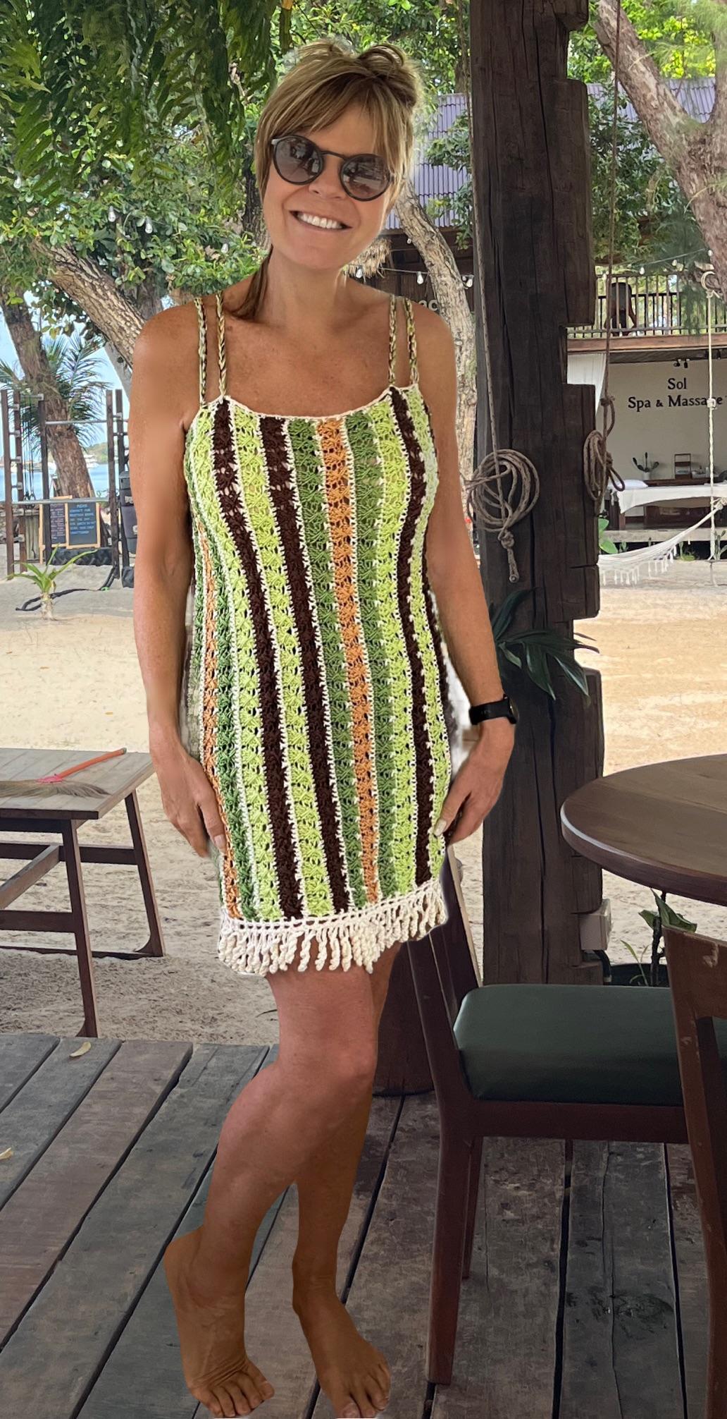 Groovy Ibiza Vibes - Crochet Dress & Top - PATTERN Pdf. - English US Terms