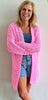 In the Pink Cardigan - Crochet PATTERN - English US terms - digital pdf