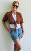 Coco Bolero - Short Cardigan - Crochet PATTERN - English USA - Digital PDF