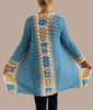 Jenny Squares Cardigan + Top - Crochet PATTERNS - English US Terms - digital pdf