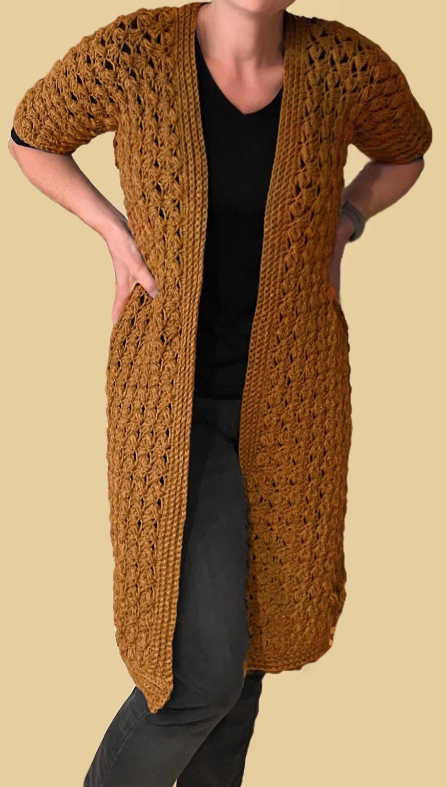 Double Dutch Cardigans - Crochet PATTERNS -English USA