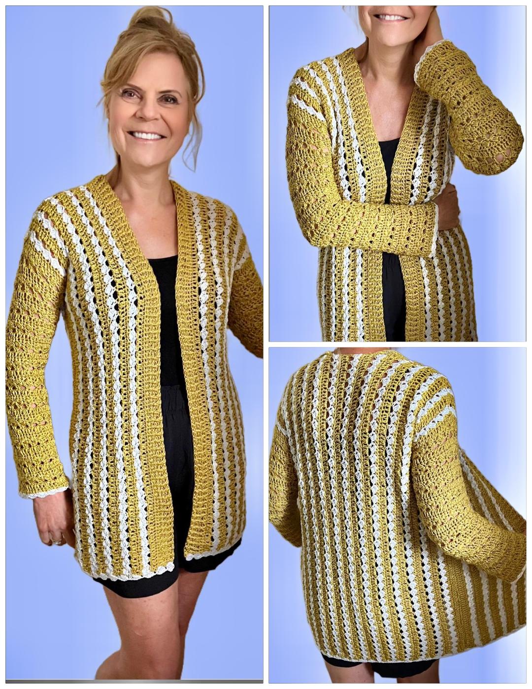 Glow Cardi Glow-Crochet Cardigan-English US