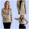3 of a Kind Crochet Set - Cardi - Sweater - Bolero - PATTERN - English USA