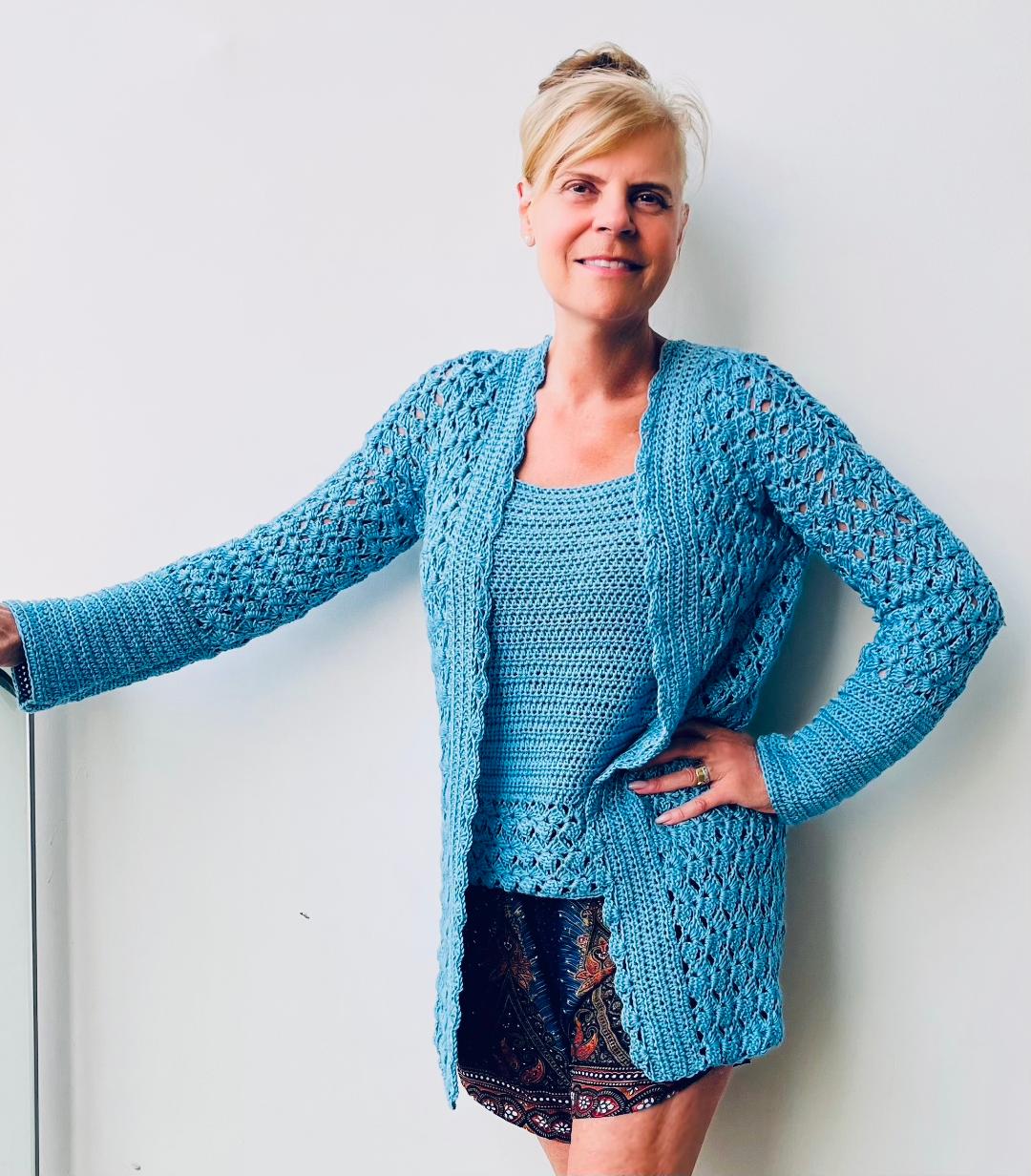Serenity Glow Duo - Twinset - Crochet PATTERN - English USA- digital pdf
