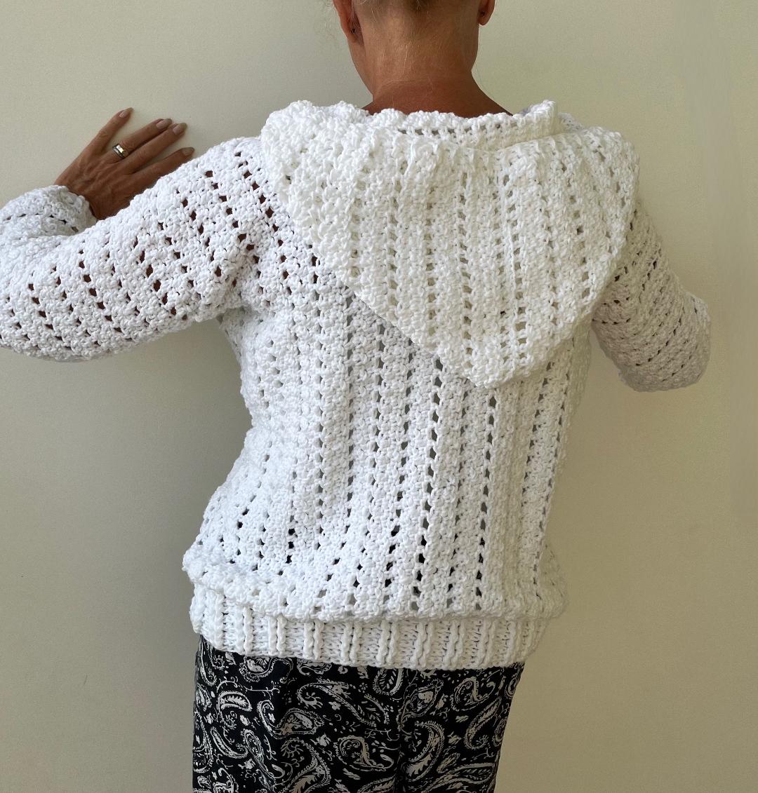 In the Mood for a Hood - Crochet PATTERN - Hoodie - English US terms - pdf
