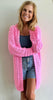 In the Pink Cardigan - Crochet PATTERN - English US terms - digital pdf