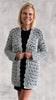 With or Without Cardigan - Crochet PATTERN - English USA - pdf