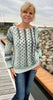 Sage Symphony Sweater (plus matching hat) - Crochet PATTERN - English US Terms