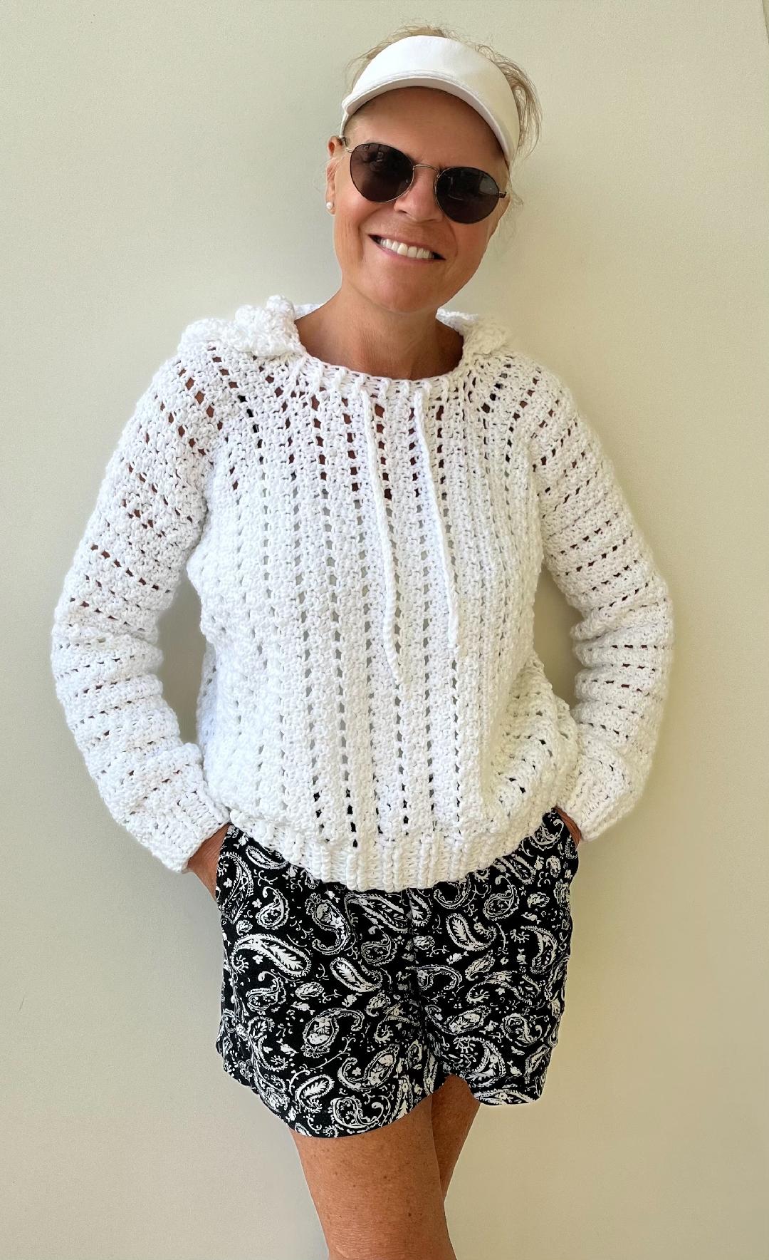 In the Mood for a Hood - Crochet PATTERN - Hoodie - English US terms - pdf