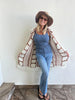 Bohemian Chique Cardigan - Crochet PATTERN - English US terms - Digital pdf