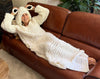 Snuggly Sheep Couch Cardigan - Crochet PATTERN - English US Terms - digital pdf