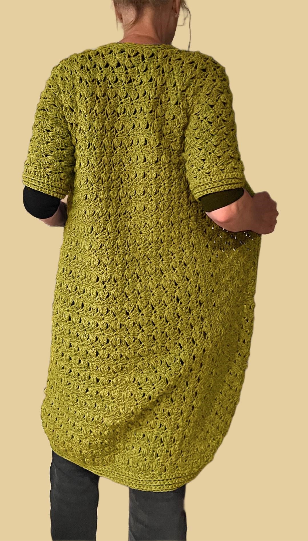 Double Dutch Cardigans - Crochet PATTERNS -English USA